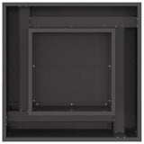 Focolare Nero 60 x 60 x 30 cm Acciaio laminato a freddo