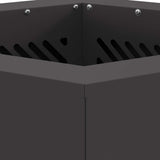 Focolare Nero 38 x 38 x 51 cm Acciaio laminato a freddo