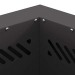 Focolare Nero 38 x 38 x 51 cm Acciaio laminato a freddo