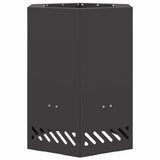 Focolare Nero 38 x 38 x 51 cm Acciaio laminato a freddo