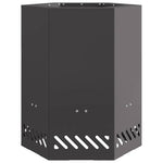 Focolare Nero 38 x 38 x 51 cm Acciaio laminato a freddo