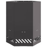 Focolare Nero 38 x 38 x 51 cm Acciaio laminato a freddo