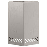 Focolare Marrone 38 x 38 x 51 cm acciaio corten