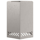 Focolare Marrone 38 x 38 x 51 cm acciaio corten