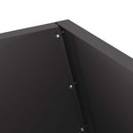 Focolare Nero 50 x 50 x 100 cm Acciaio laminato a freddo