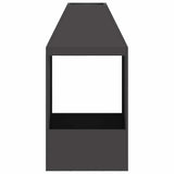 Focolare Nero 50 x 50 x 100 cm Acciaio laminato a freddo