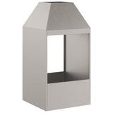 Focolare Marrone 50 x 50 x 100 cm acciaio corten