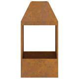 Focolare Marrone 50 x 50 x 100 cm acciaio corten