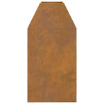 Focolare Marrone 50 x 50 x 100 cm acciaio corten