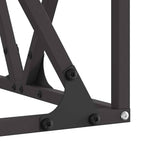 Focolare Nero 50 x 50 x 35 cm Acciaio laminato a freddo