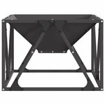 Focolare Nero 50 x 50 x 35 cm Acciaio laminato a freddo