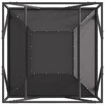 Focolare Nero 80 x 80 x 40 cm Acciaio laminato a freddo