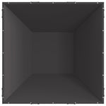 Focolare Nero 80 x 80 x 40 cm Acciaio laminato a freddo
