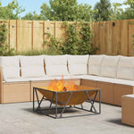 Focolare Marrone 80 x 80 x 40 cm acciaio corten