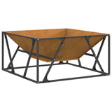 Focolare Marrone 80 x 80 x 40 cm acciaio corten