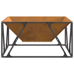 Focolare Marrone 80 x 80 x 40 cm acciaio corten
