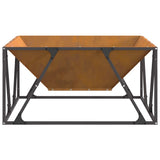 Focolare Marrone 80 x 80 x 40 cm acciaio corten