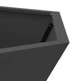 Focolare Nero 75 x 75 x 28 cm Acciaio laminato a freddo