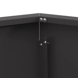 Focolare Nero 75 x 75 x 28 cm Acciaio laminato a freddo