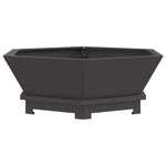 Focolare Nero 75 x 75 x 28 cm Acciaio laminato a freddo