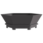 Focolare Nero 75 x 75 x 28 cm Acciaio laminato a freddo