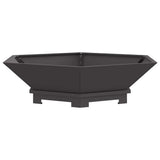 Focolare Nero 100 x 100 x 28 cm Acciaio