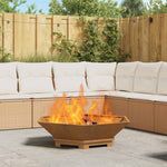 Focolare Marrone 100 x 100 x 28 cm acciaio corten