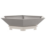 Focolare Marrone 100 x 100 x 28 cm acciaio corten