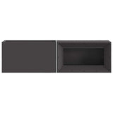 Focolare Nero 160 x 45 x 35 cm Acciaio laminato a freddo