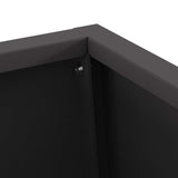 Focolare Nero 50 x 35 x 100 cm Acciaio laminato a freddo