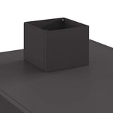 Stufa da campeggio con sfiato dell'aria Nero 35 x 50 x 60 cm
