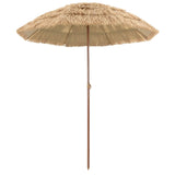 Ombrellone da Spiaggia Naturale 160 x 160 x 196 cm