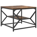 Tavolino da salotto Rovere fumé 51 x 50 x 40 cm