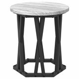 Tavolo Laterale Nesting 3 pcs Grigio Sonoma