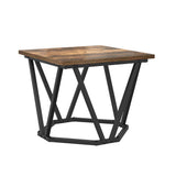 Tavolino da salotto 3 pcs Rovere fumo 50 x 50 x 40 cm