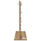 Specchio da Vanità con specchio Rovere fumé 60 x 55 x 18 cm