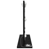 Specchio da Vanità con specchio Rovere Nero 80 x 15 x 18 cm