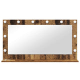 Specchio da Vanità con specchio Legno vecchio 100 x 55 x 18 cm
