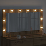 Specchio da Vanità Rovere artigianale 100 x 55 x 18 cm