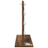 Specchio da Vanità con specchio Rovere fumé 60 x 45 x 18 cm