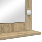 Specchio da Vanità con specchio Rovere Sonoma 80 x 45 x 18 cm