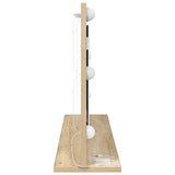 Specchio da Vanità con specchio Rovere Sonoma 80 x 45 x 18 cm