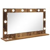 Specchio da Vanità con specchio Legno vecchio 80 x 45 x 18 cm