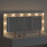 Specchio da Vanità Rettangolare Bianco 100 x 45 x 18 cm