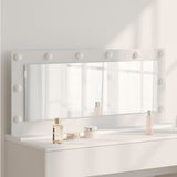 Specchio da Vanità Rettangolare Bianco 100 x 45 x 18 cm