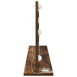 Specchio da Vanità con specchio Rovere fumé 100 x 45 x 18 cm