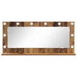 Specchio da Vanità con specchio Legno vecchio 100 x 45 x 18 cm