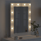Specchio da Vanità Rettangolare Bianco 70 x 50 x 18 cm