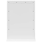 Specchio da Vanità Rettangolare Bianco 70 x 50 x 18 cm