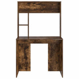 Scrivania Rovere fumé 91 x 50 x 149 cm Legno truciolato